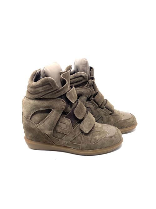 Sneaker con zeppetta IL LACCIO | MOONVELOURFANGO